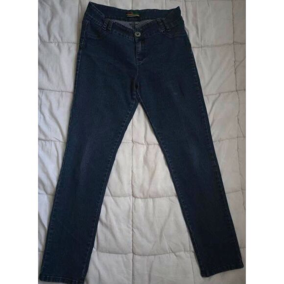 Kalonaowa Women’s Blue Jeans Straight Cut Slim Size Medium - Picture 1 of 7